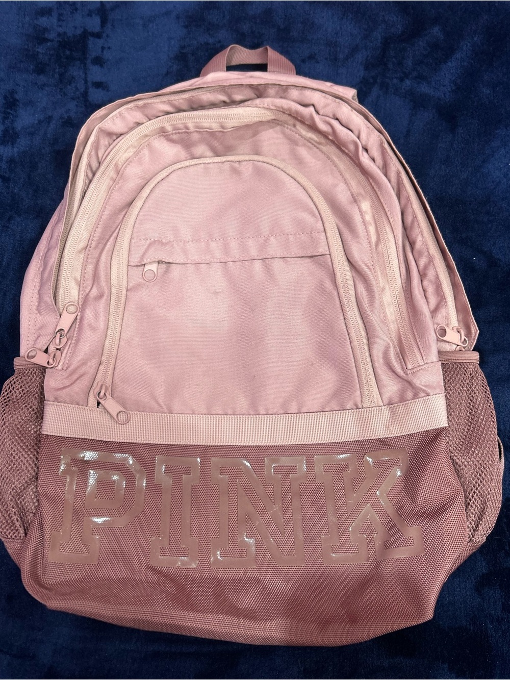 VS PINK Mesh Overlay Campus Backpack